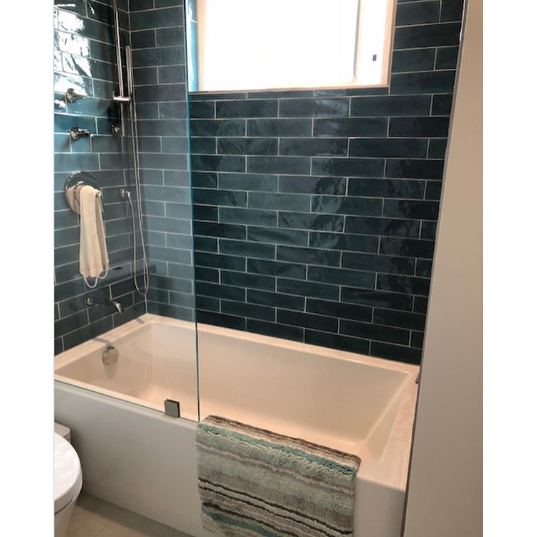 Sydney 60'' White Acrylic Rectangular Alcove Bathtub