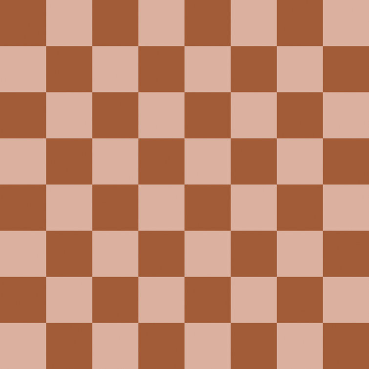 Retro Blush Checkered Peel and Stick Vinyl Wallpaper