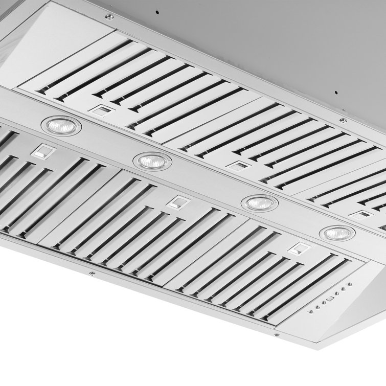 Altilia 48-inch Stainless Steel Insert Range Hood with Touch Control