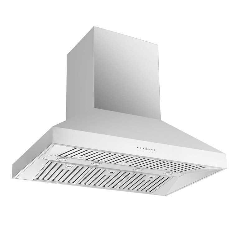 Coppito 48-Inch Stainless Steel Island Range Hood with Touch Control