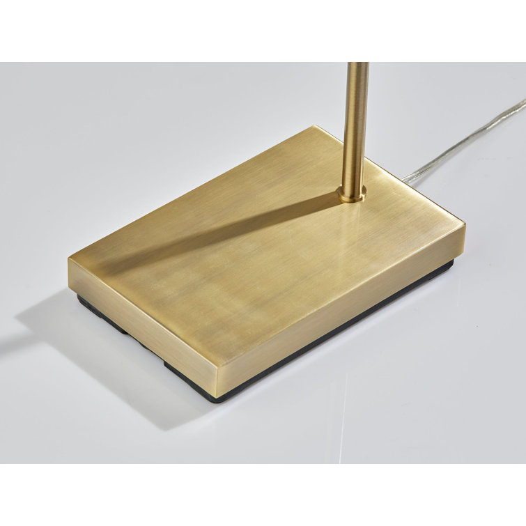 Inge 63'' Antique Brass Adjustable Metal Floor Lamp