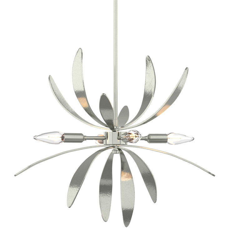Sterling Silver Mini Abstract Sputnik Pendant Light