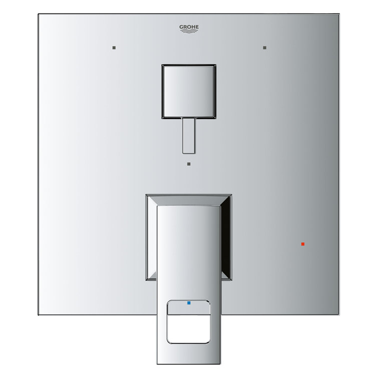 Starlight Chrome Wall-Mounted Lever Shower Valve Trim