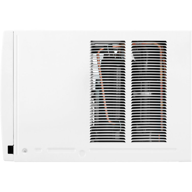 White 12000 BTU Window Air Conditioner with Heater and Remote