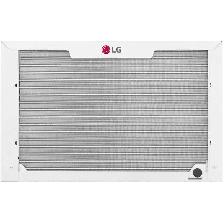 White 12000 BTU Window Air Conditioner with Heater and Remote