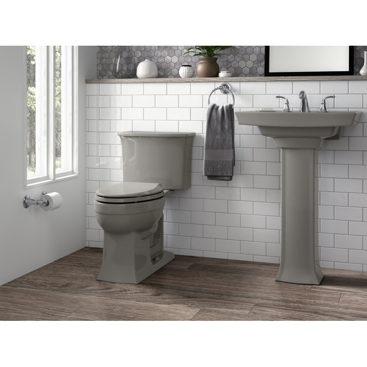 Elegant Forte Polished Chrome 8" Widespread Double Handle Bathroom Faucet