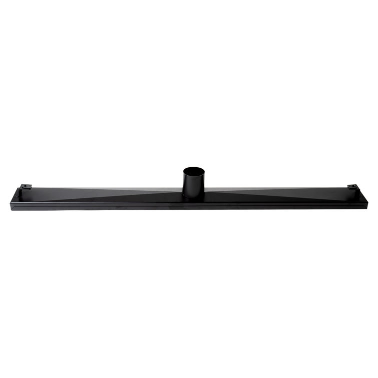 32'' Black Matte Stainless Steel Linear Shower Drain