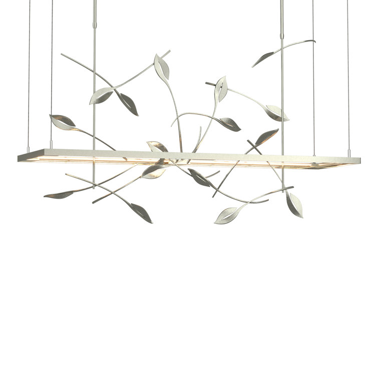 Autumn Elegance Bronze LED Kitchen Island Light with Metal Shade