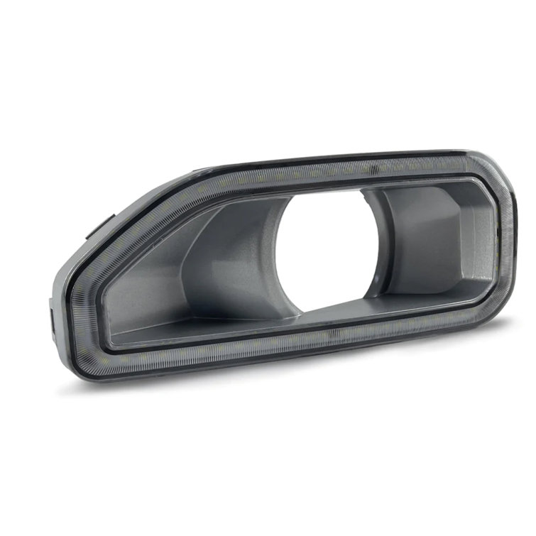 Amber and White LED Plastic Fog Light Covers for SUV