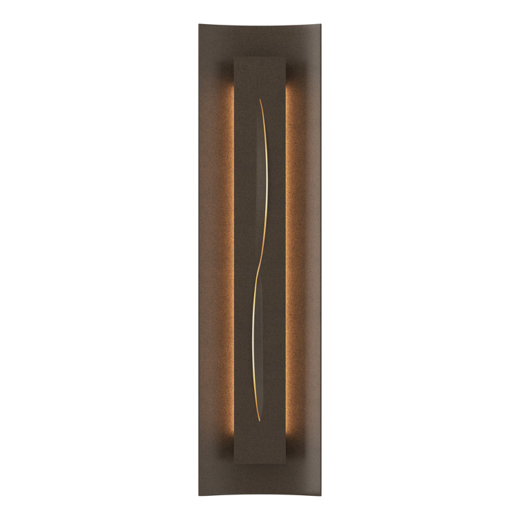 Elegant Bronze 3-Light Vanity Sconce with Amber Glass Finish