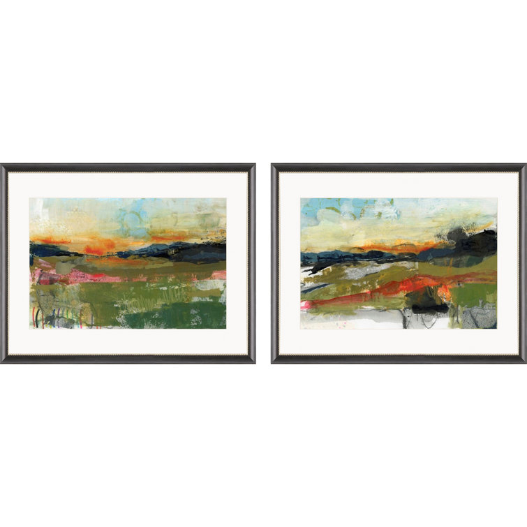 Long Way Home II Multicolor Framed Art Set
