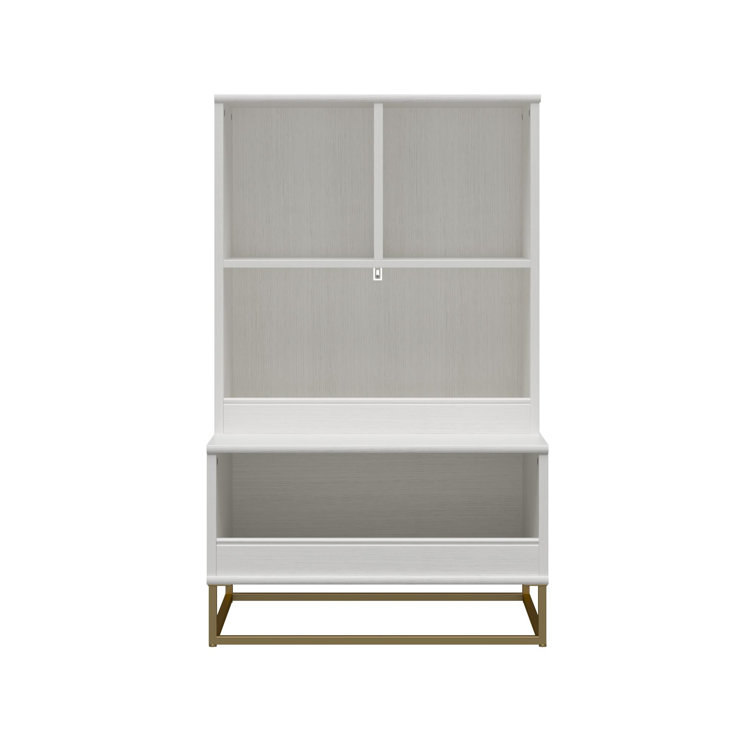 Charlie White Multi-Use Toy Storage Organizer and Bookcase