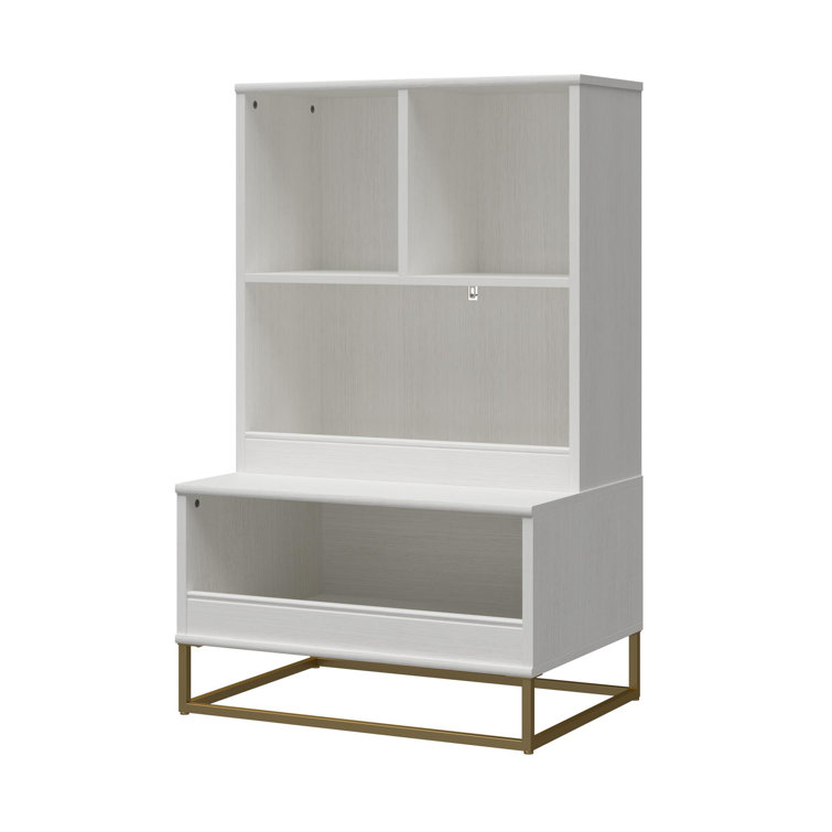 Charlie White Multi-Use Toy Storage Organizer and Bookcase