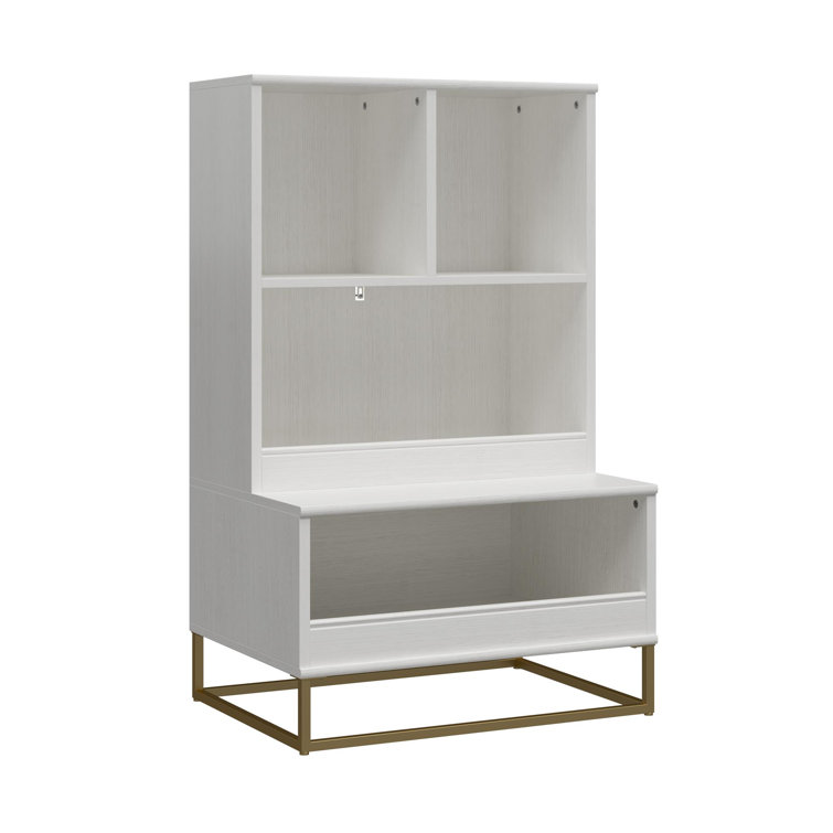 Charlie White Multi-Use Toy Storage Organizer and Bookcase