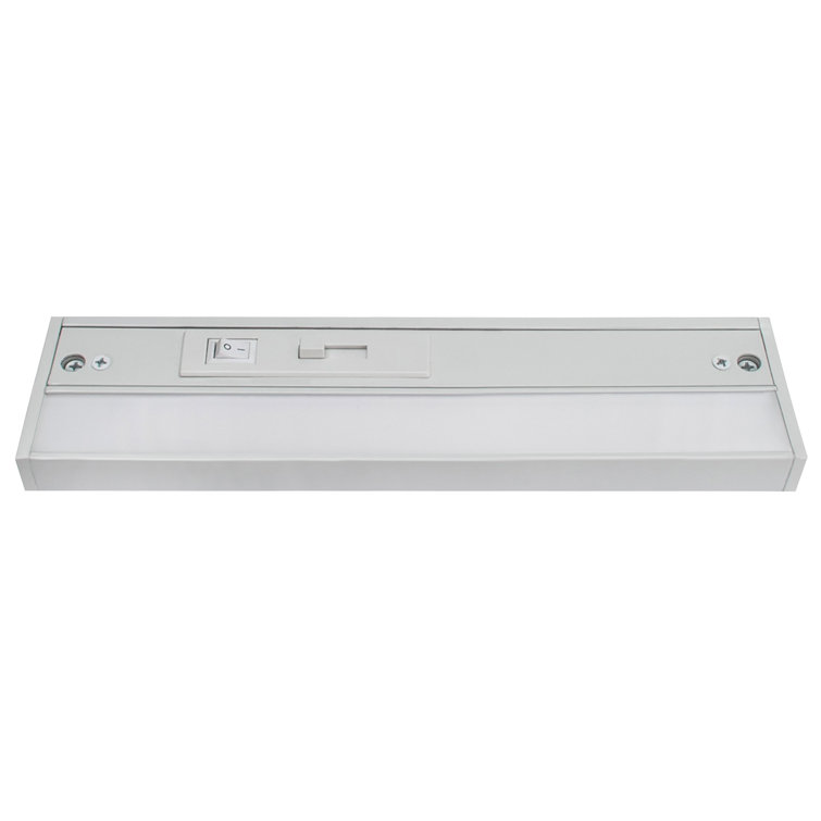 Haley 9'' White Aluminum LED Under Cabinet Light Bar