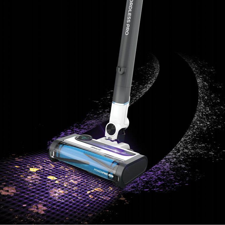 Light Blue Cordless Stick Vacuum with HEPA Filter
