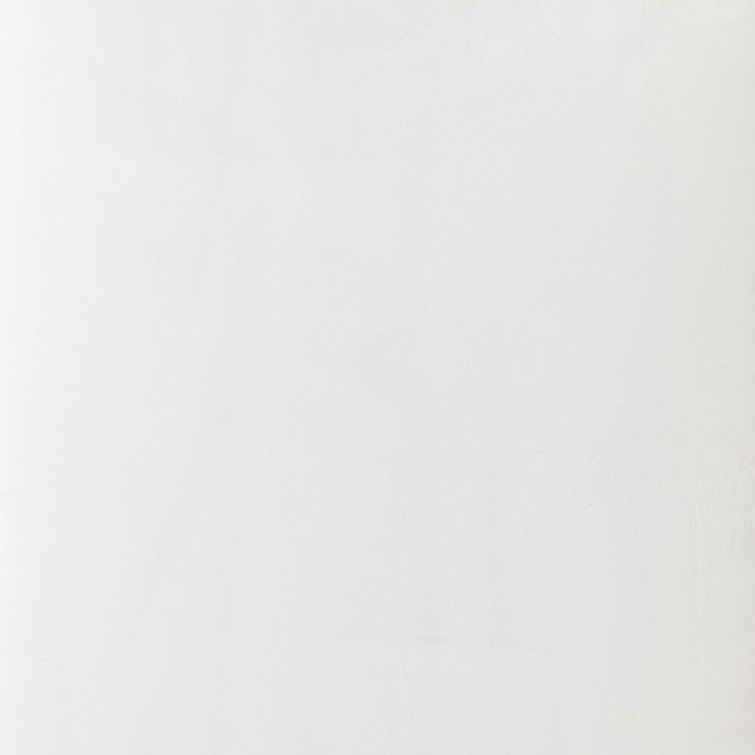 Natural Teak and White Cushioned Stationary Chair