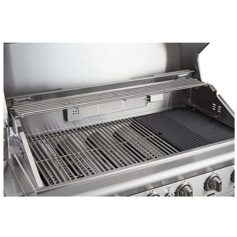 Kalamera 6-Burner Stainless Steel Built-In Gas Grill