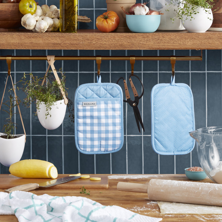KitchenAid® KitchenAid Gingham Pot Holder 2-Pack Set,, 7"x10" (Set of 2)