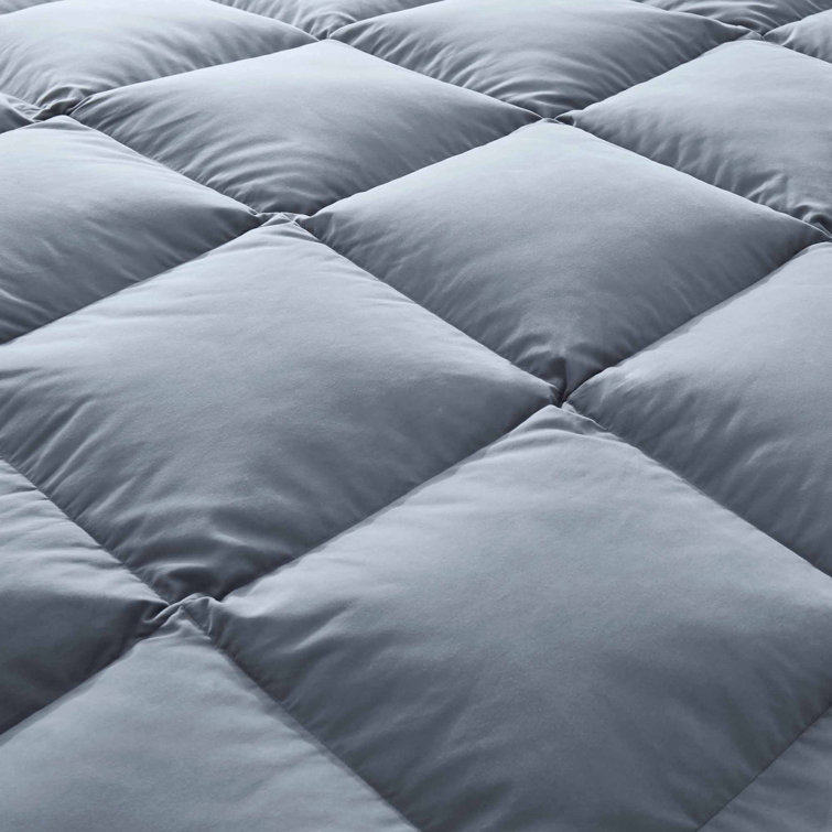 King Steel Gray Microfiber Medium Weight Duvet