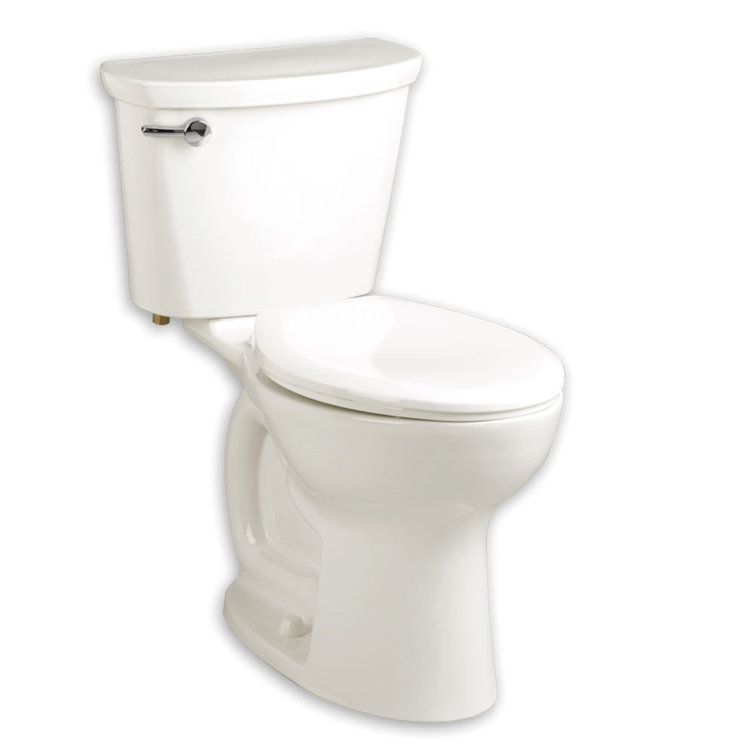 White Elongated Two-Piece High Efficiency Toilet