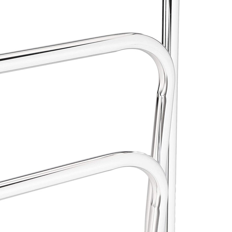 Chrome 3-Bar Free Standing Towel Rack Stand