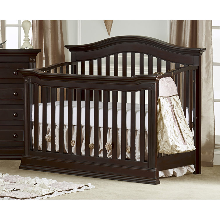 Montana Brown Sugar Solid Wood 4-in-1 Convertible Crib