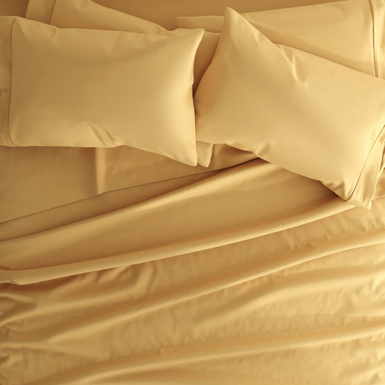 Navy Deep Pocket Full Size Microfiber Bed Sheet Set