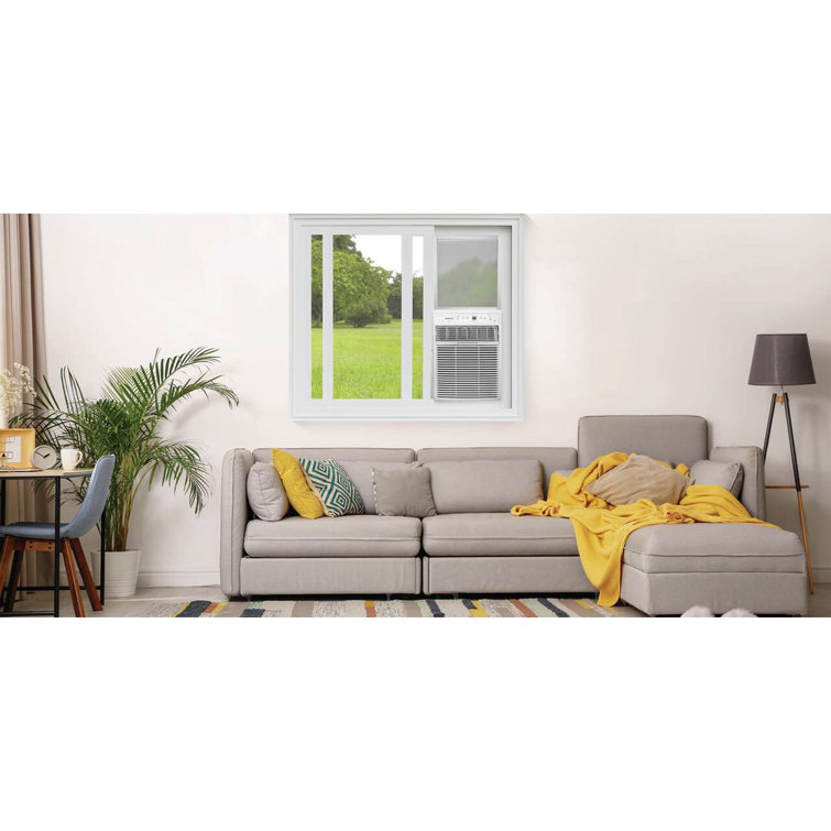 10,000 BTU White Window Air Conditioner with Remote