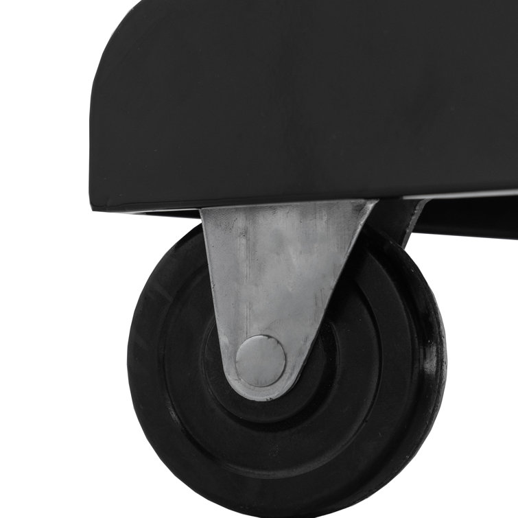 Compact Black and Copper 2-Burner Propane Gas Grill with Foldable Side Tables