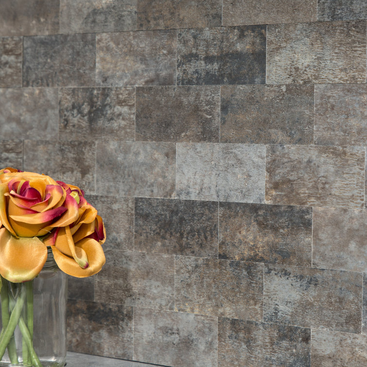 Ancient Cork Peel and Stick Composite Wall Tile