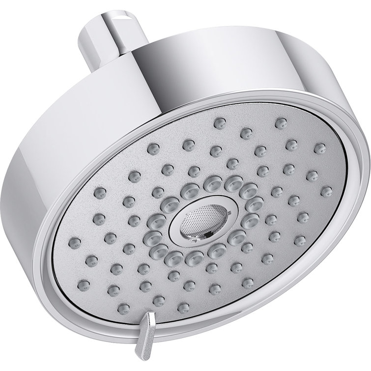 Polished Chrome Multi-Function Wall Mounted Showerhead