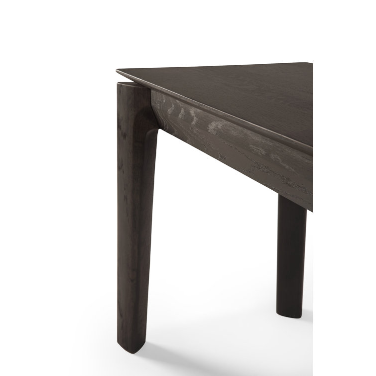 Bok 50" Dark Brown Solid Oak Bedroom Bench