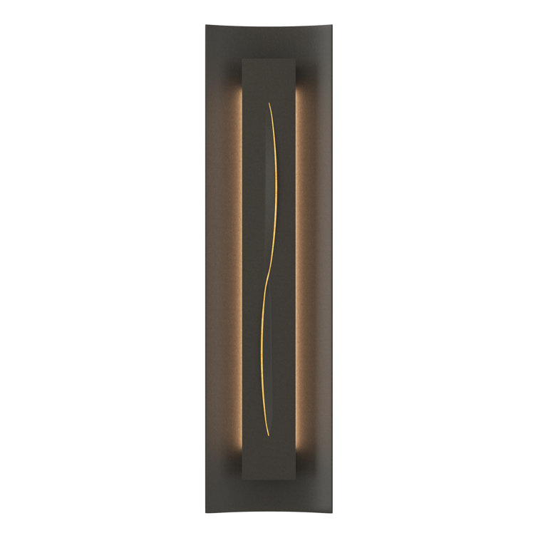 Natural Iron Gallery 3-Light Vanity Sconce with Blue Glass