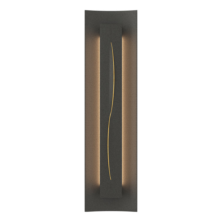 Natural Iron Gallery 3-Light Vanity Sconce with Blue Glass