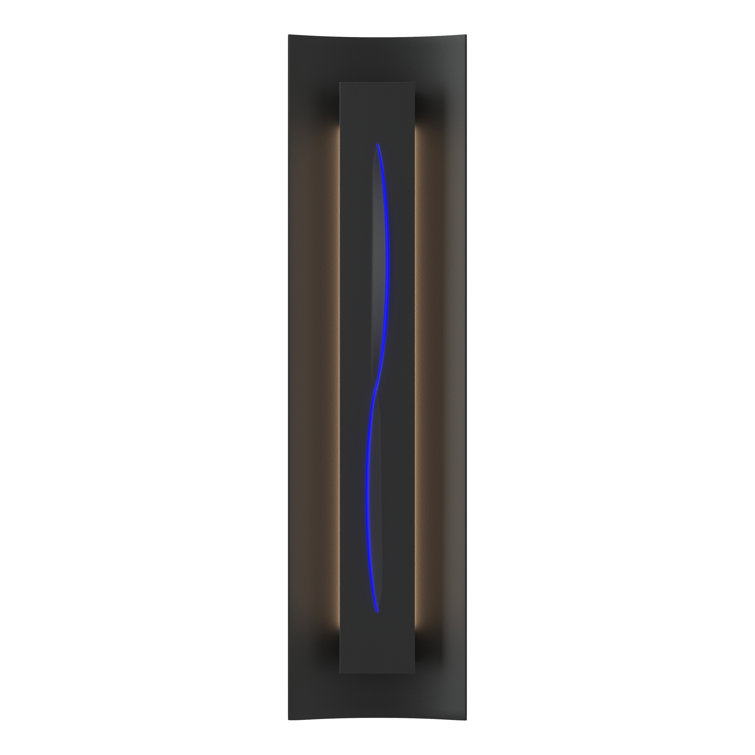 Natural Iron Gallery 3-Light Vanity Sconce with Blue Glass