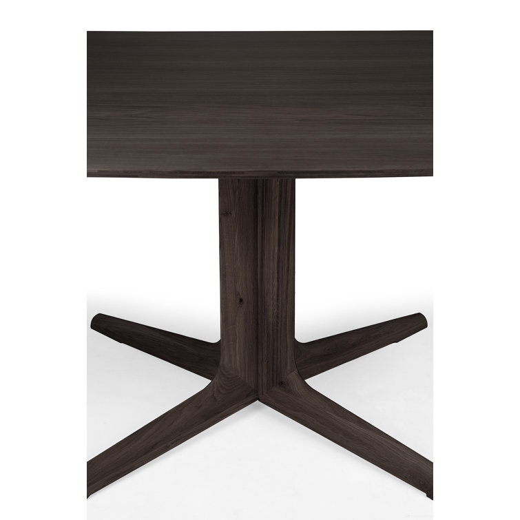 Corto Square Dark Brown Oak Dining Table