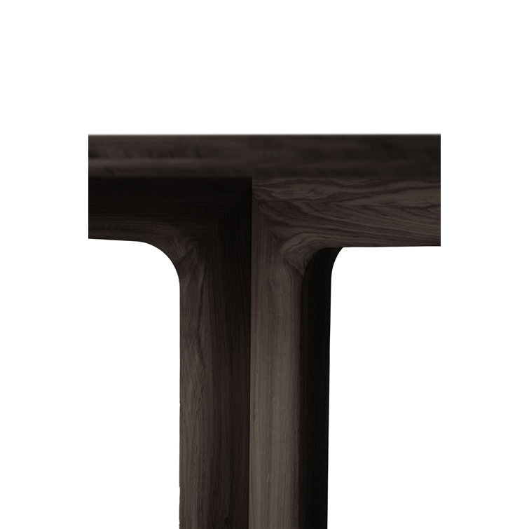 Corto Square Dark Brown Oak Dining Table