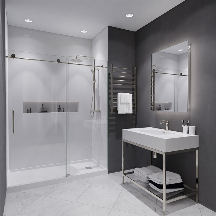 Brushed Nickel Single Handle Bathroom Faucet with Pop-Up Drain