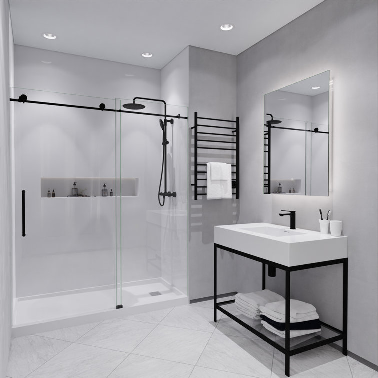 Matte Black and Chrome Single Handle Bathroom Faucet