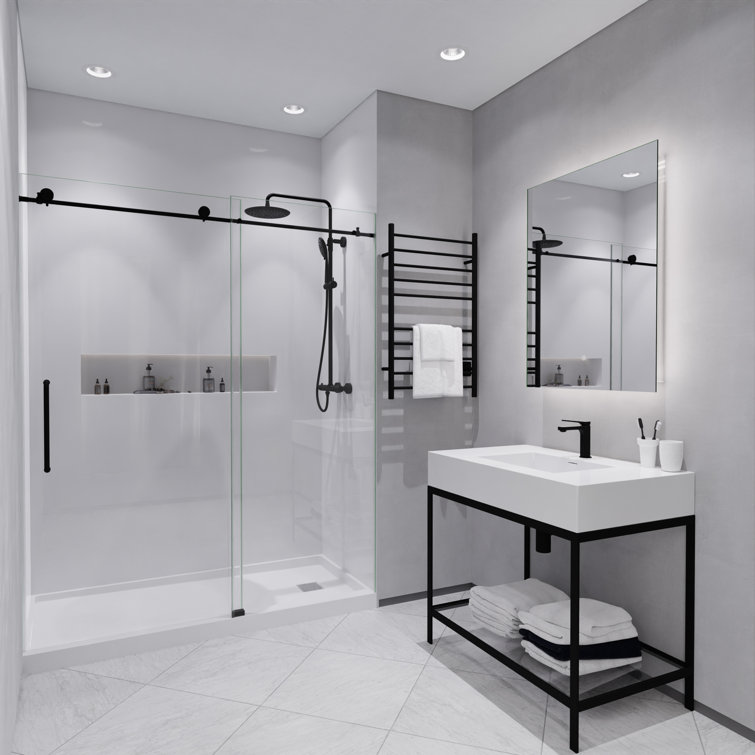 Matte Black and Brushed Nickel Single Handle Bathroom Faucet