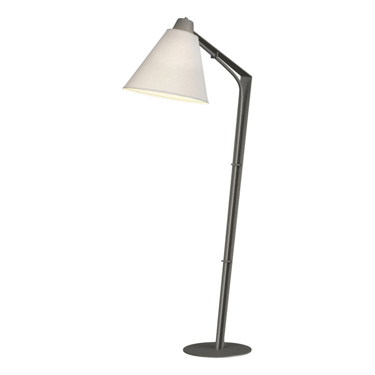Natural Iron and Anna Tall Floor Lamp with LED Light