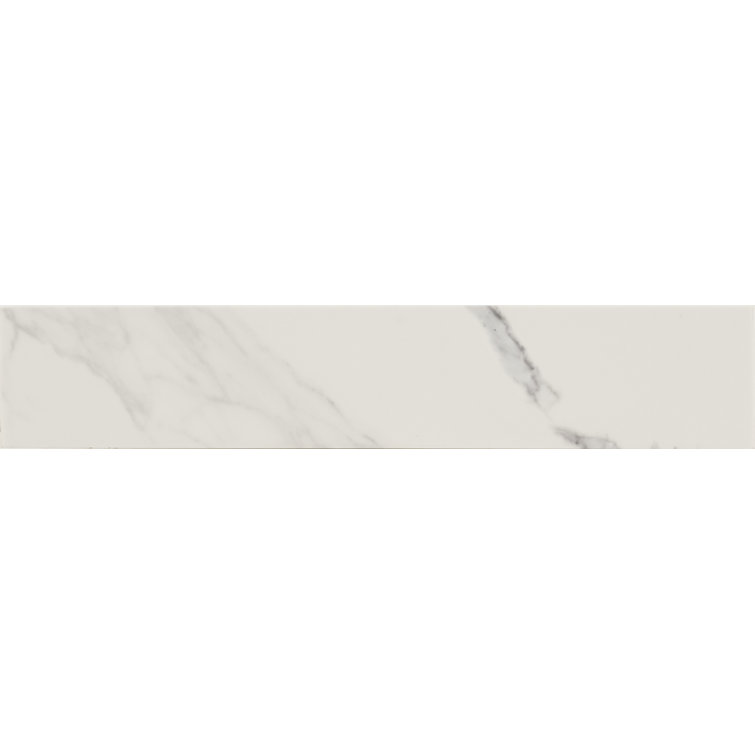 21 in. White and Gray Engineered Marble Vanity Sidesplash