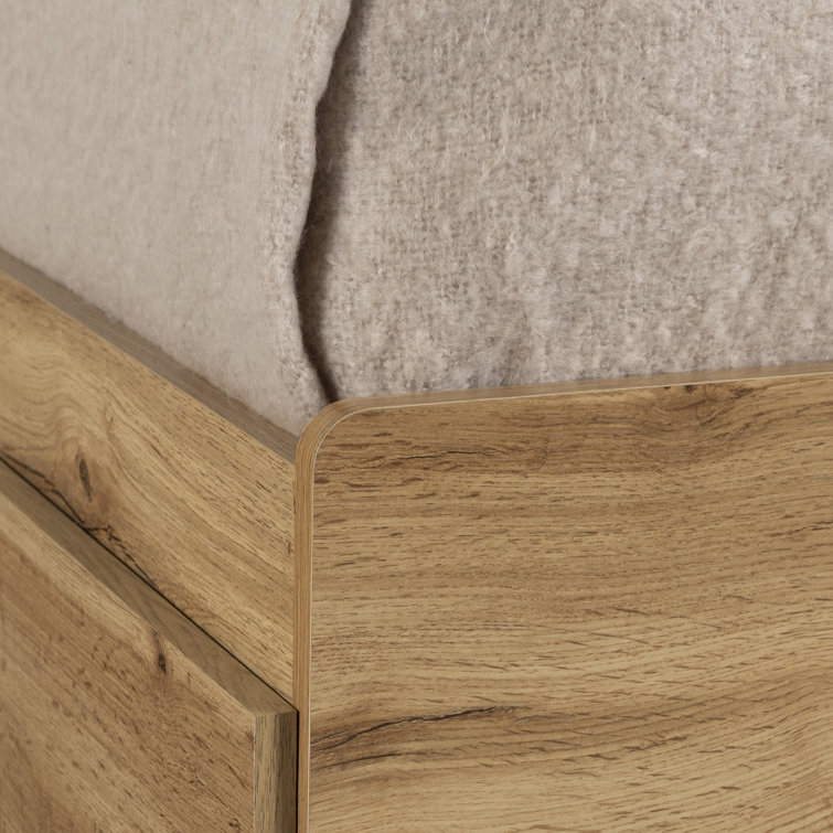Nordik Oak Twin Captain's Bed with 3 Storage Drawers