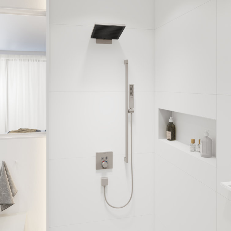 hansgrohe Pulsify E Baton Handshower 100 1-Jet, 2.5 GPM