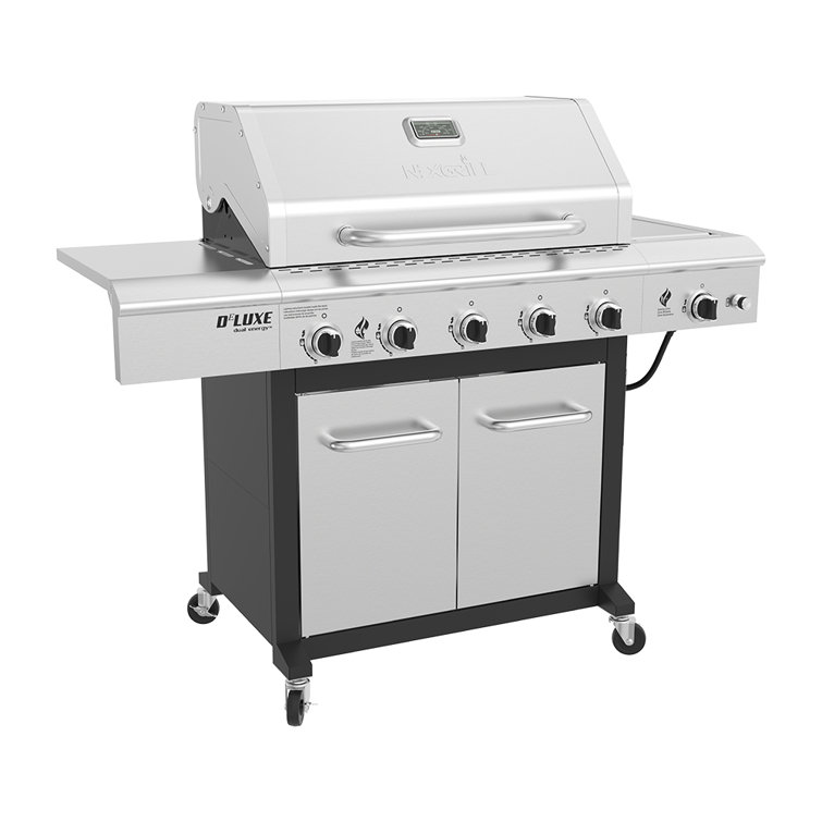 Nexgrill Stainless Steel 5-Burner Propane Grill with Side Burner