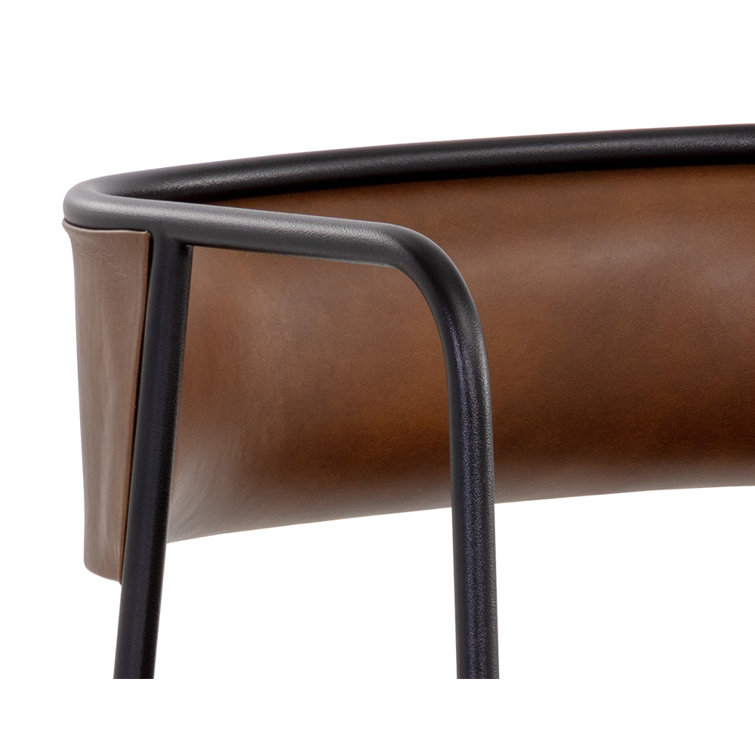 Tyler Vegan Leather Dining Armchair