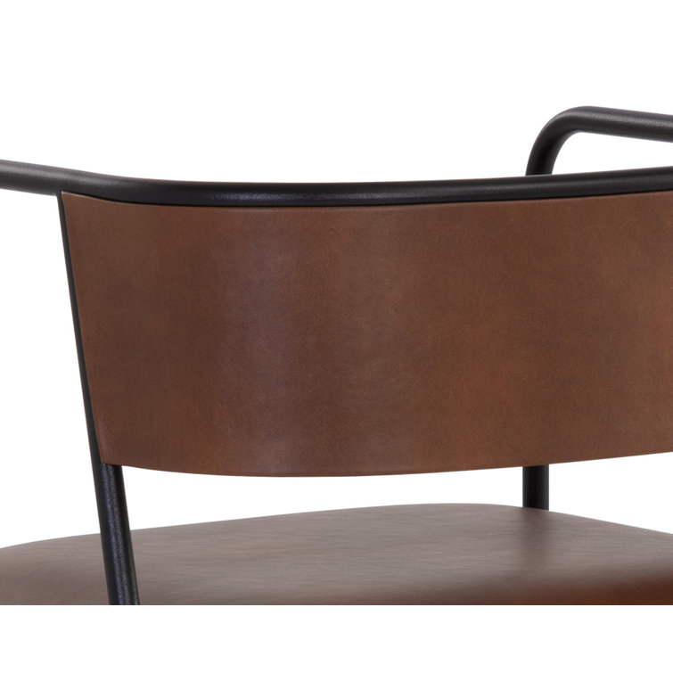 Tyler Vegan Leather Dining Armchair
