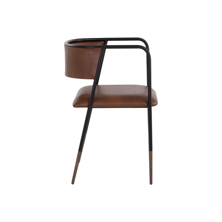 Tyler Vegan Leather Dining Armchair
