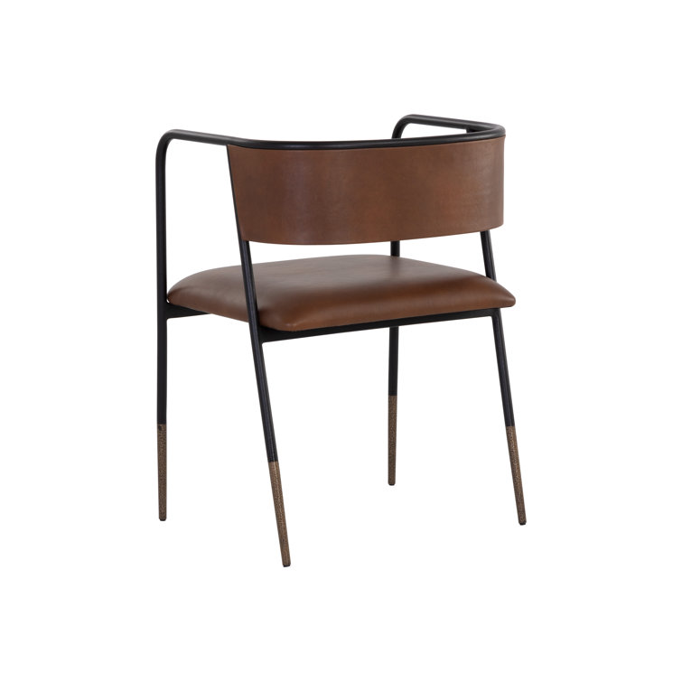 Tyler Vegan Leather Dining Armchair